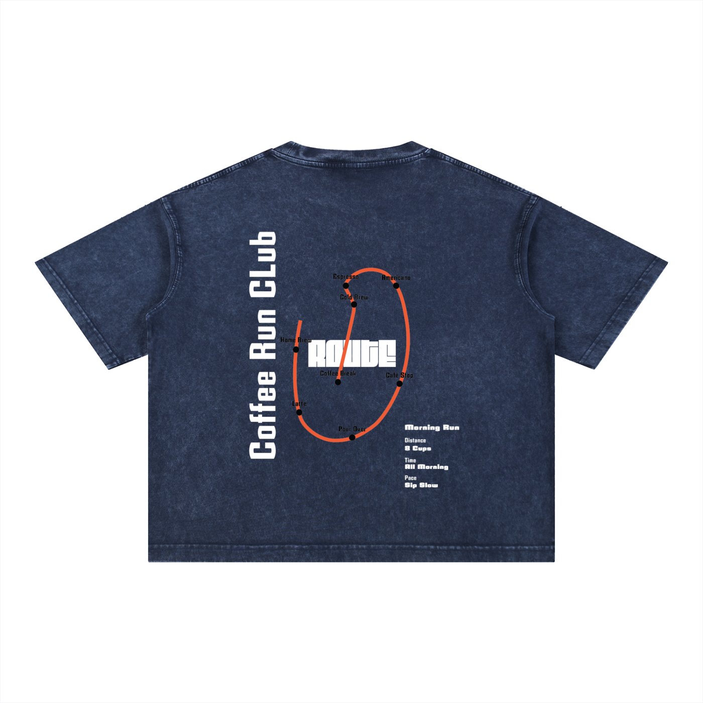 Coffee Run Royal Blue