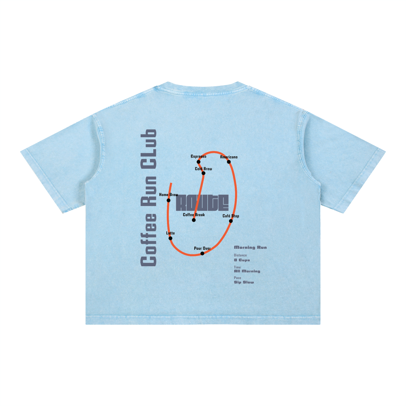 Coffee Run Blue